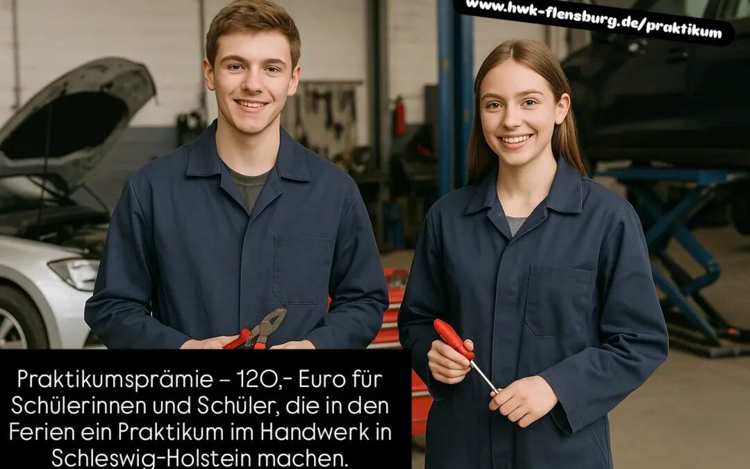 Du bist Schülerin / Schüler? Sicher dir die Praktikumsprämie von 120 Euro